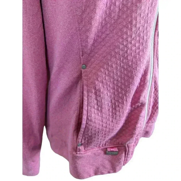 Lady Hagen Pink Zip Up Athletic Jacket with Pockets Size M - Picture 3 of 7